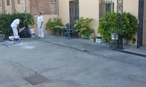Pintando fachadas