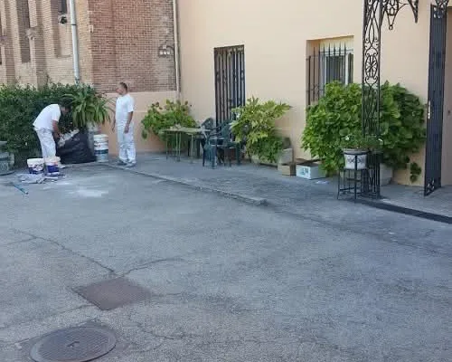 Pintando fachadas