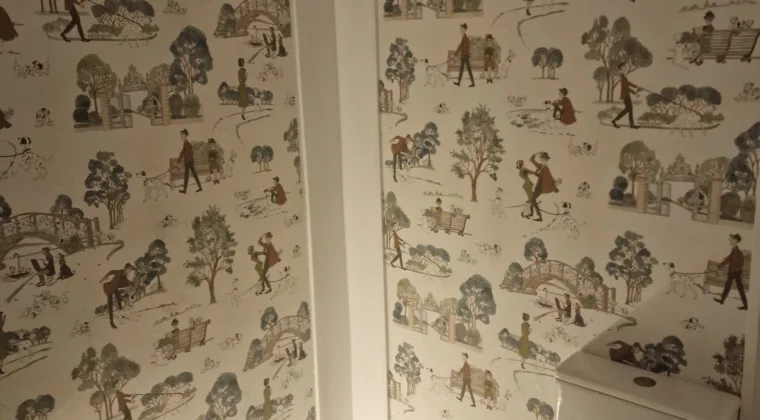 papel pintado baño Las Rozas